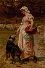 Frederick Morgan Love Me, Love My Dog painting